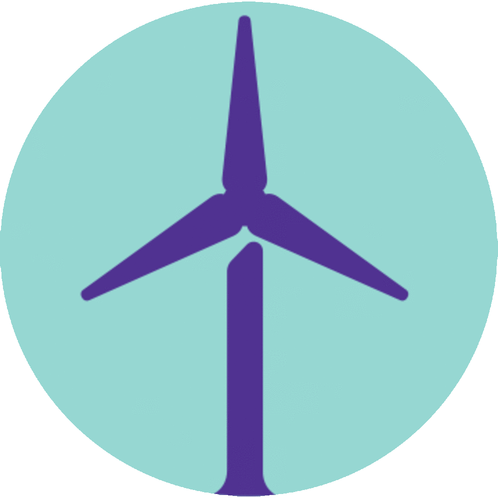 Mitigating climate change icon